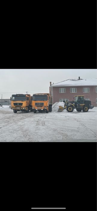 Вывоз мусора снега услуги погрузчика