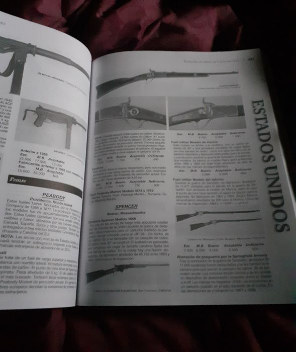 Arme de foc ,catalog,ghid militar /nou,Spania