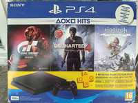 Vand Playstation 4 ps4, 500 gb, 2 manete,, memorie extinsa 1 TB, etc