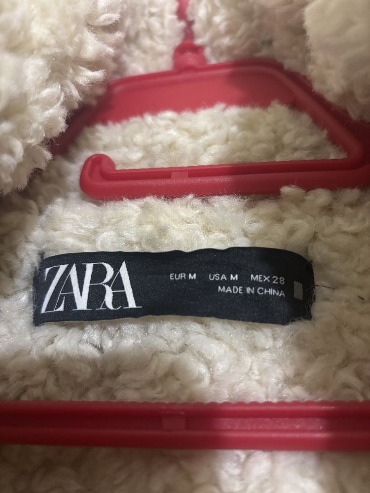 Zara дебело палто тип teddy bear