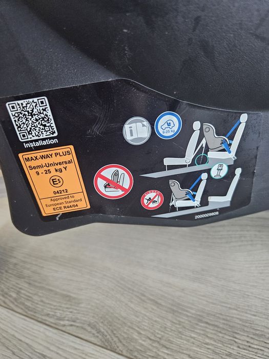 Britax Römer Max-Way Plus de la 9 kg la 25 kg