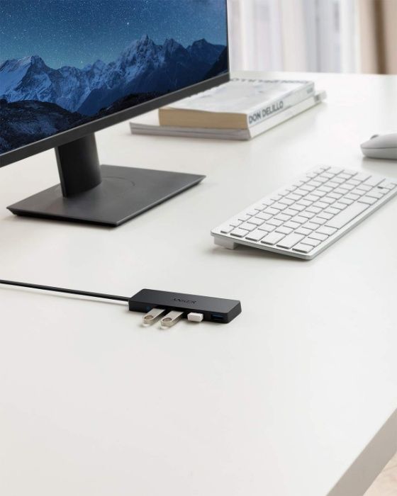 Anker® Ultra Slim 4-порта USB 3.0 Hub за телефон-60см кабел