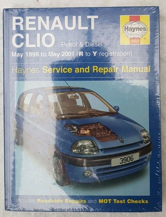 Manual auto Haynes Renault Clio, Megane, Scenic, Laguna anii 1998-2009