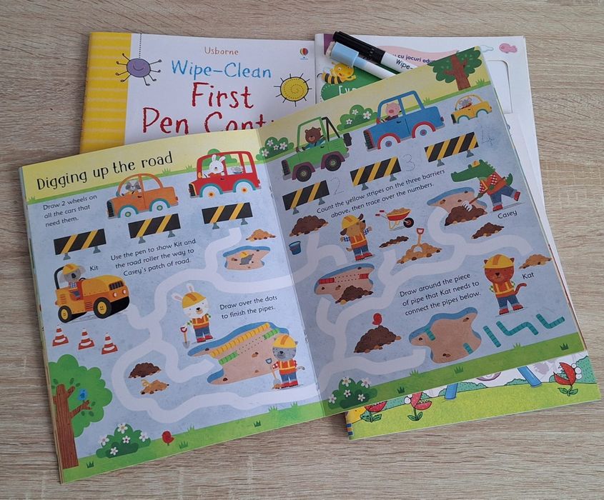 Vand Lot cărți scrie și șterge Usborne