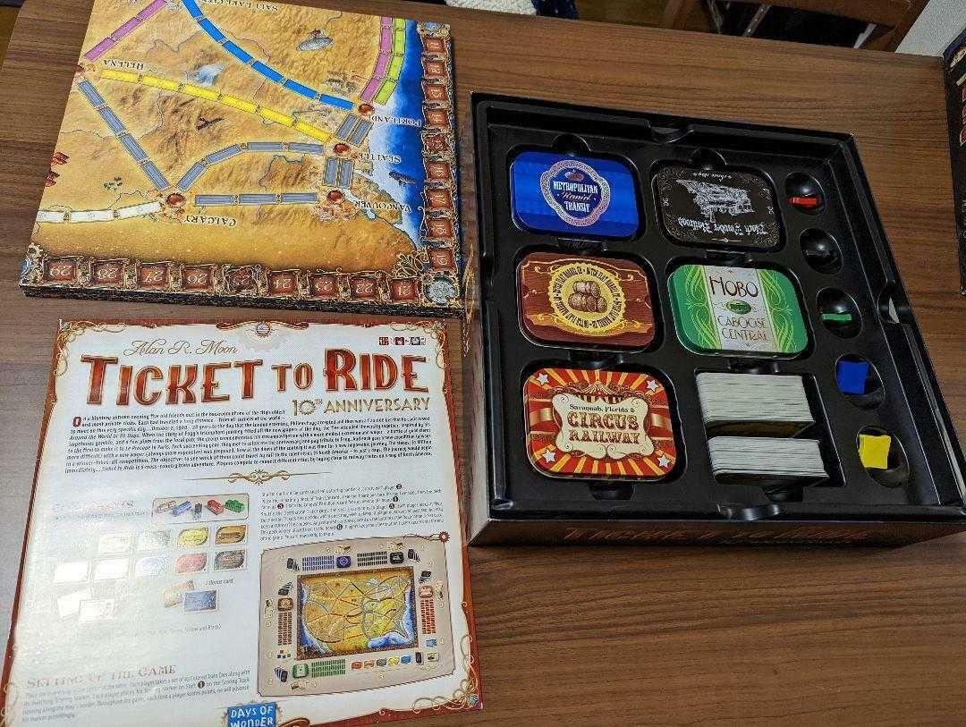 Ticket to Ride: 10th Anniversary edition / 10-е Юбилейное Издание