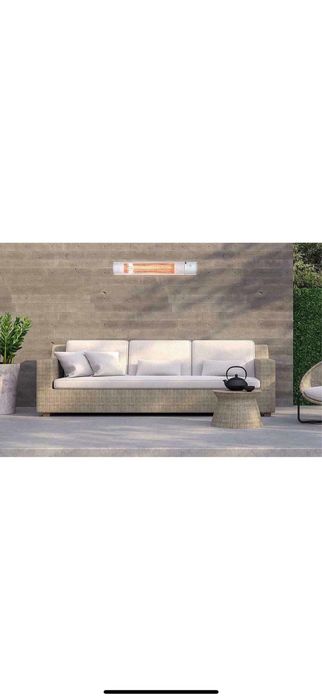 Încălzitor terase exterior halogen clasa IP65 rezistent la apă