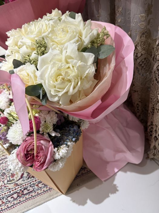 Цветы букет 10/5к