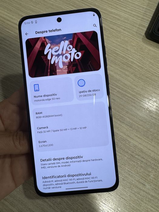 Motorola Edge 50 Neo, 256GB, 8GB RAM, 5G, Pantone Grisaille!!!