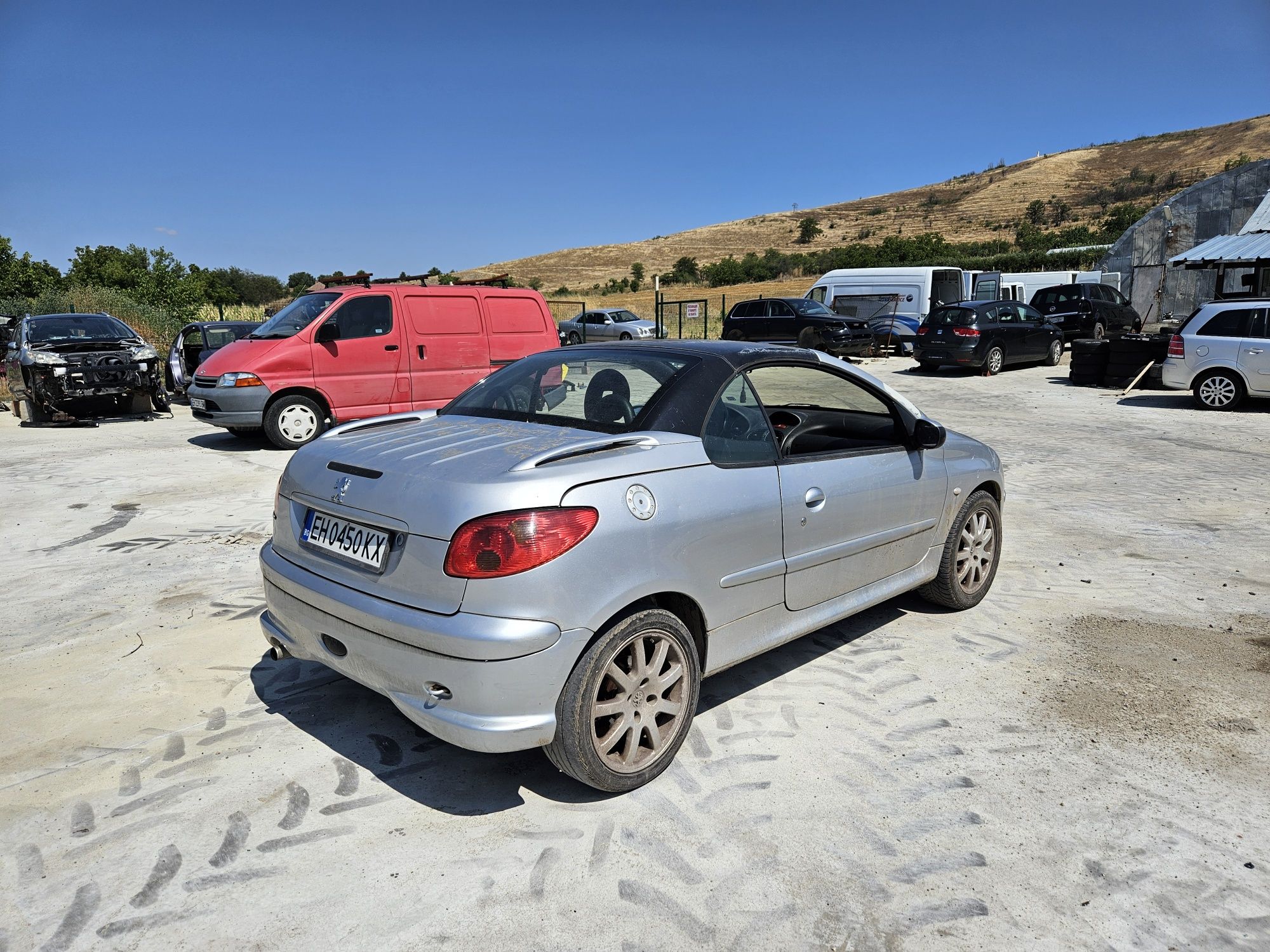 Пежо 206 цц, 1.6i 16V, кабриолет, НА ЧАСТИ