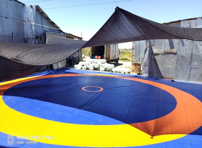 Борцовский ковер 6-6 м без матов новый стандарт с доставкой