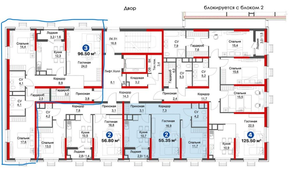3 хонали квартира декабрда2025 йилда тайор булади,1 кв.м2 учун-12.6сум