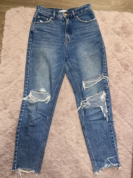 Blugi Mom rupti Pull&Bear