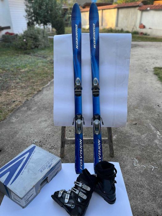 Ски КАЗАМА + ски обувки ЛАНГЕ комплект