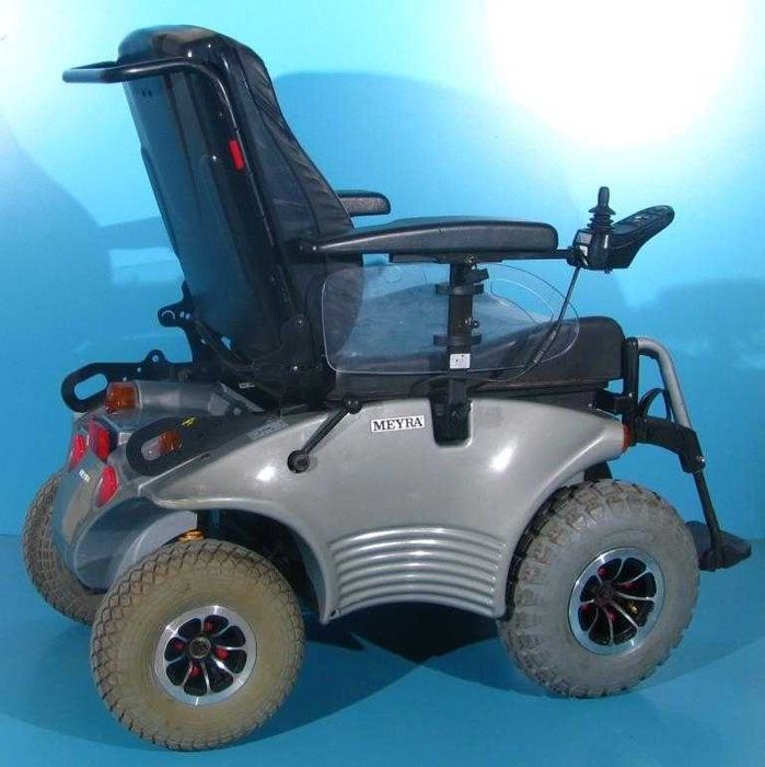 Carucior electric Meyra Optimus 2 R-NET - 12 km/h - garantie 12 luni