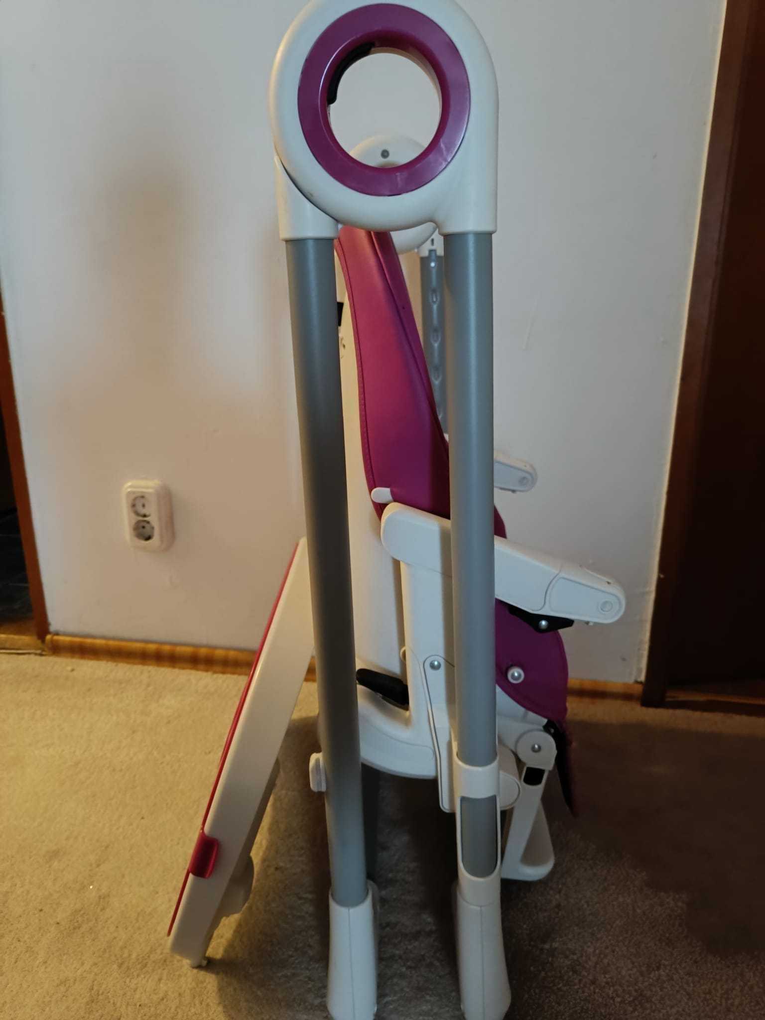 Scaun de masa copii roz X-6 BUF BOOF