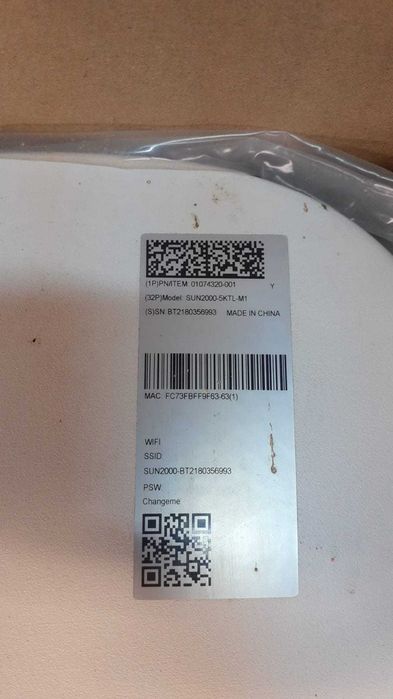 Invertor trifazat Huawei 5 KTL M1 - utilizat 1 AN