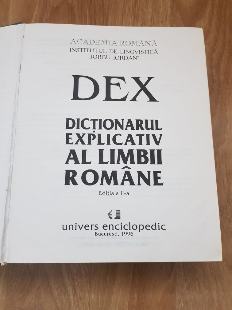 Dictionarul explicativ al Limbii Române, ediția a2a, Univers Enciclop