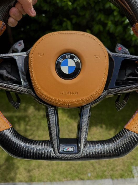 Volan BMW G facelift M carbon alcantara padele G20 G30 G80 M2 M3 M4 X6