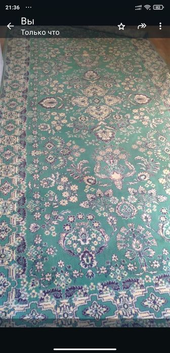 Ковер шерстяной с орнаментом для тепла и уюта