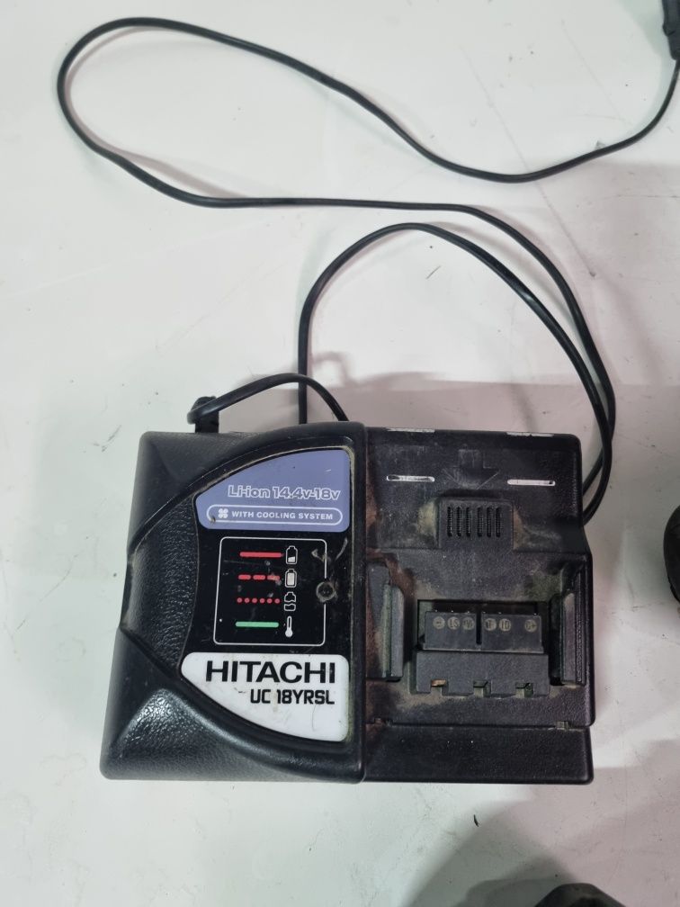 Pistol impact Hitachi + 2 baterii + incarcator