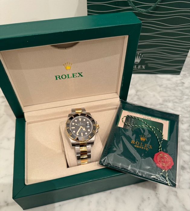 Ceas Rolex Automatic Submariner Silver-Gold Oystersteel Datejust 41MM