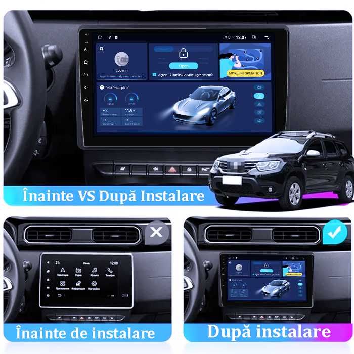 Navigatie DACIA Duster 2019,Android 14, 10INCH, 4GB RAM/64GB ROM