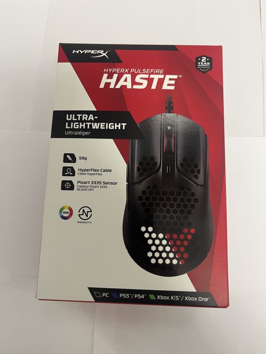 Mouse Gaming HyperX Haste RGB Nou