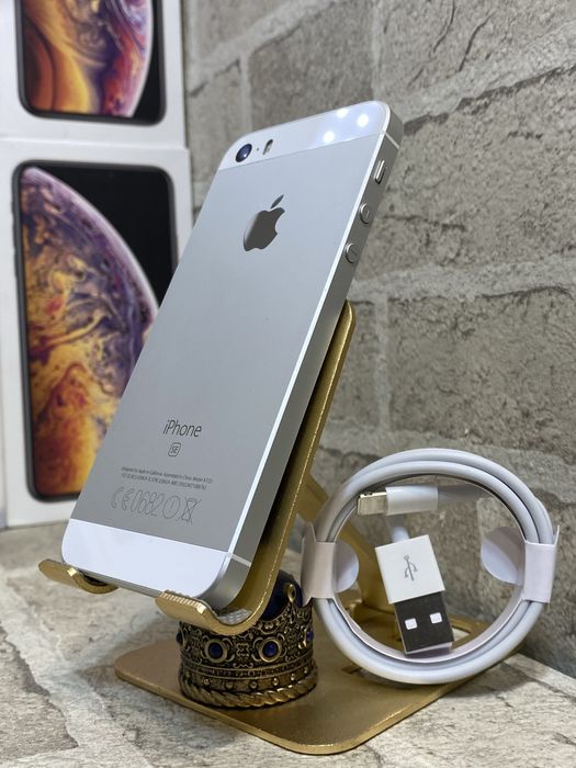 *RARITATE*  iPhone SE Silver / Baterie 96% / ȚIPLĂ 