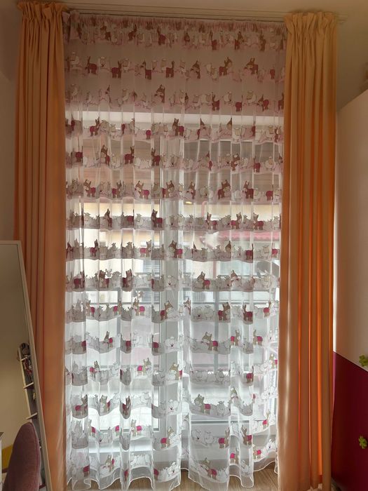 Perdea MOBEXPERT si 2 draperii asortate