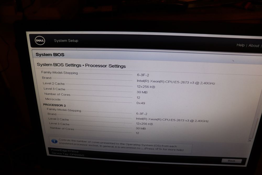 Server Dell PEdge R730XD 24Bays 1.92Tb SSD SAS 24 Core 1500W 128Gb