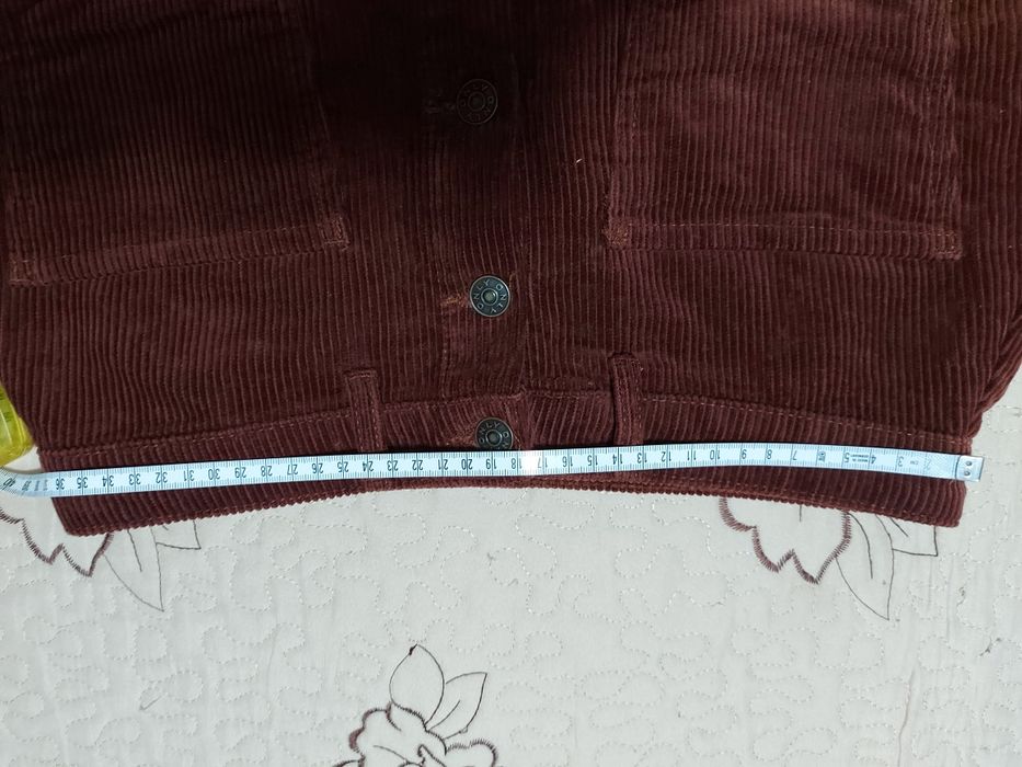 Fusta mini Only, pe maro, croi in A (M)