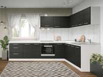 Set Mobila Bucatarie Colt Mina 300*210 Alb/Ferrara – C37