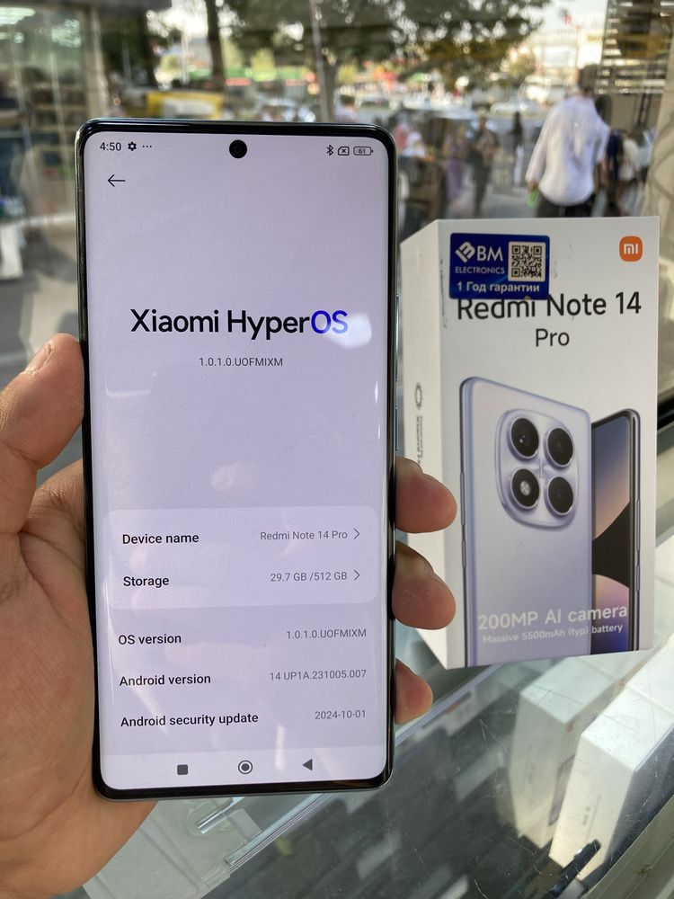Redmi not14 pro 12/512 gb