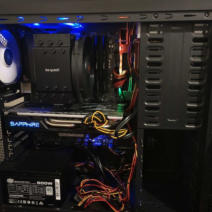 Компютър,Монитор с Гаранция Ryzen 5/2600/rx580