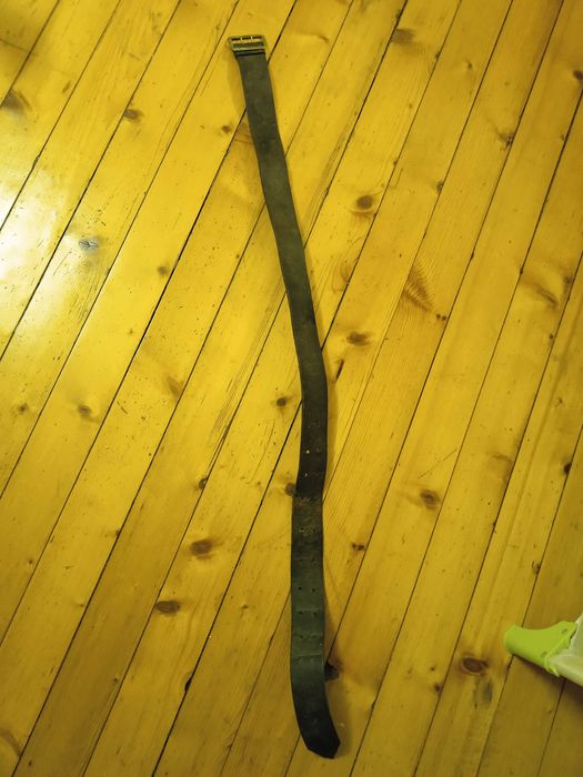 Стар военен колан месингова катарама