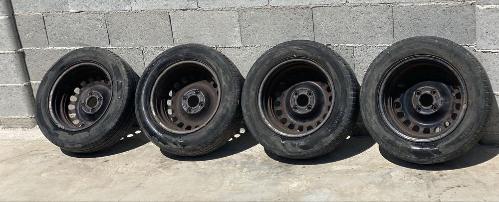 14-ски железни джанти за опел с летни гуми