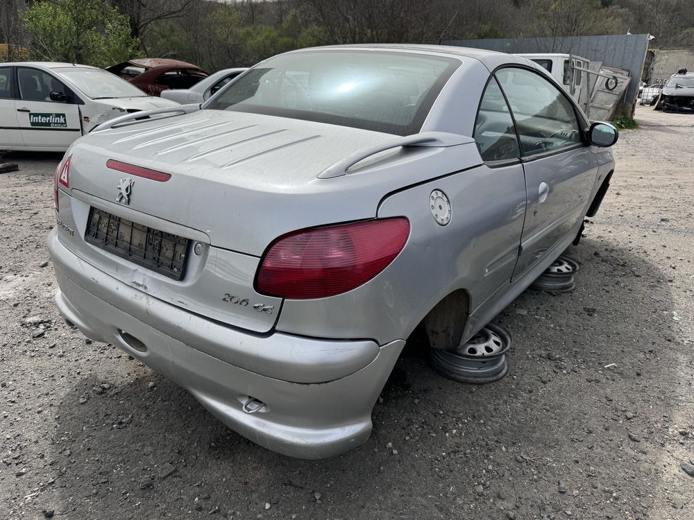 Peugeot 206cc 1.6i 16v 109кс На Части