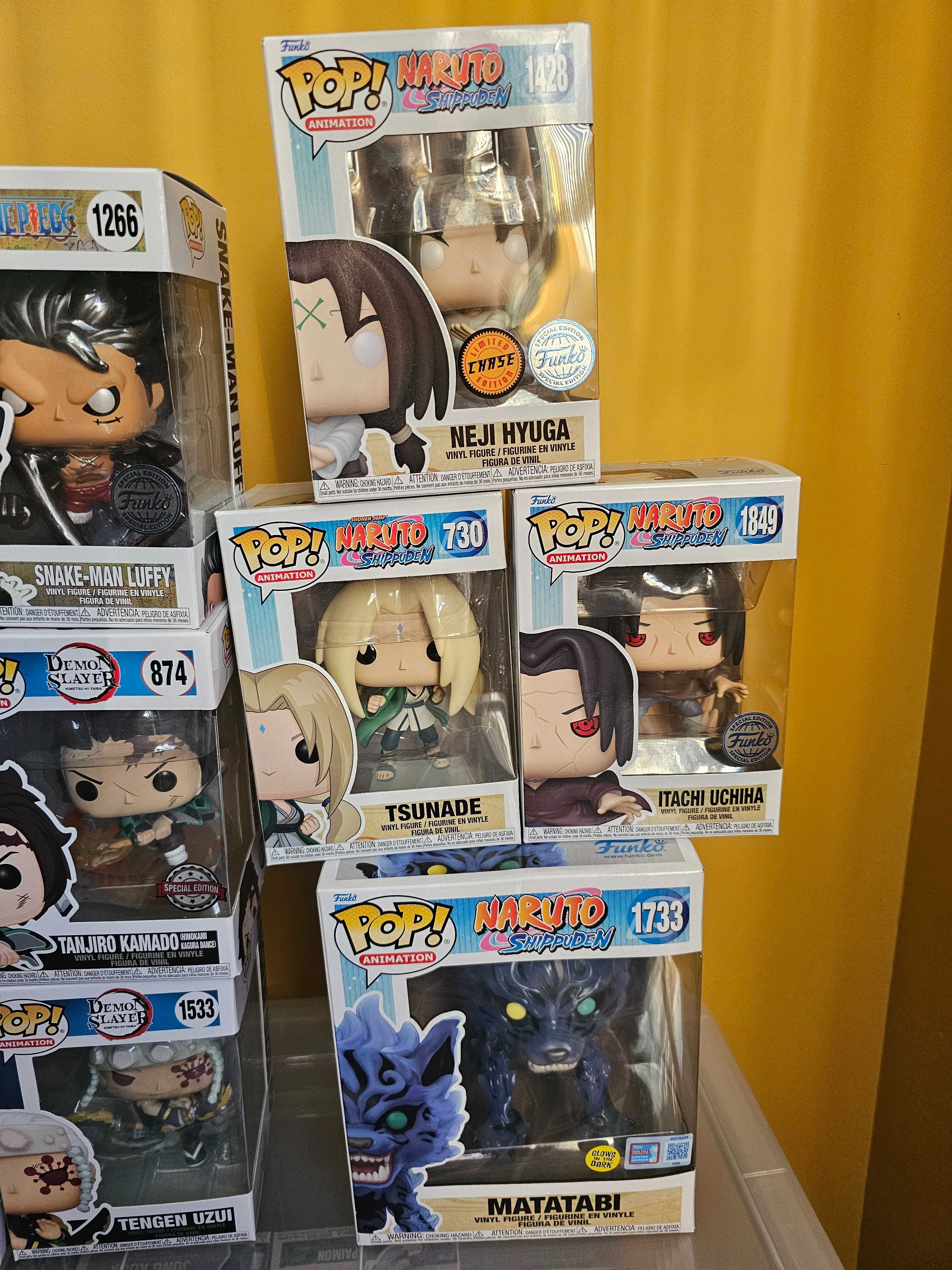 Funko POP!  Naruto,  One Piece, Demon Slayer