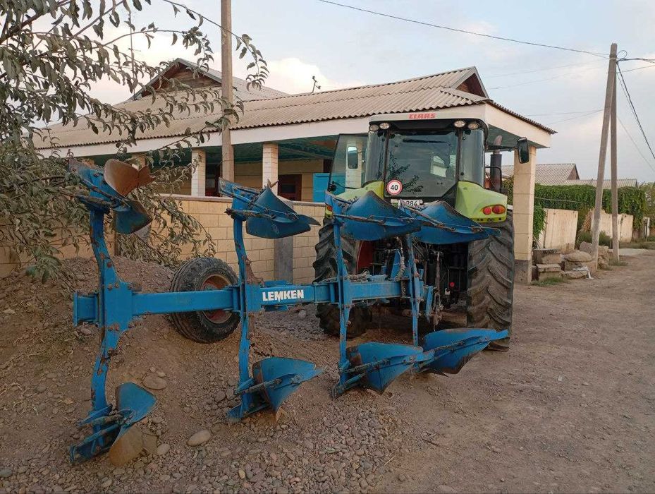 Трактор CLAAS Arion 630C + Плуг Lemken