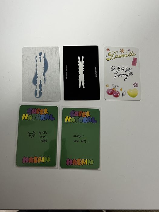 kpop newjeans & le sserafim photocards картички