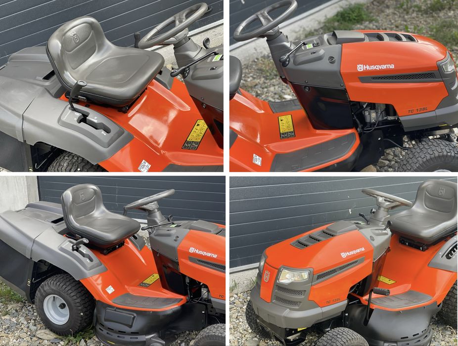Tractoraș tuns iarba/gazon Husqvarna TC 138 2020 450cc Recent adus !