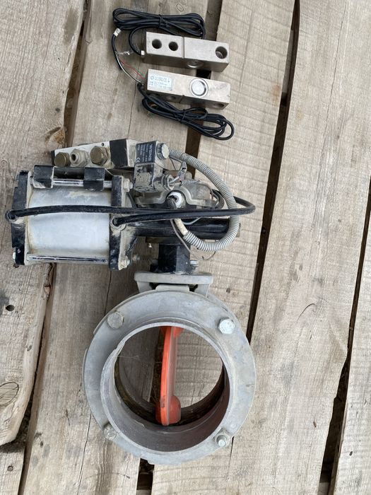 Пневматический бабочка клапан Тензодатчик