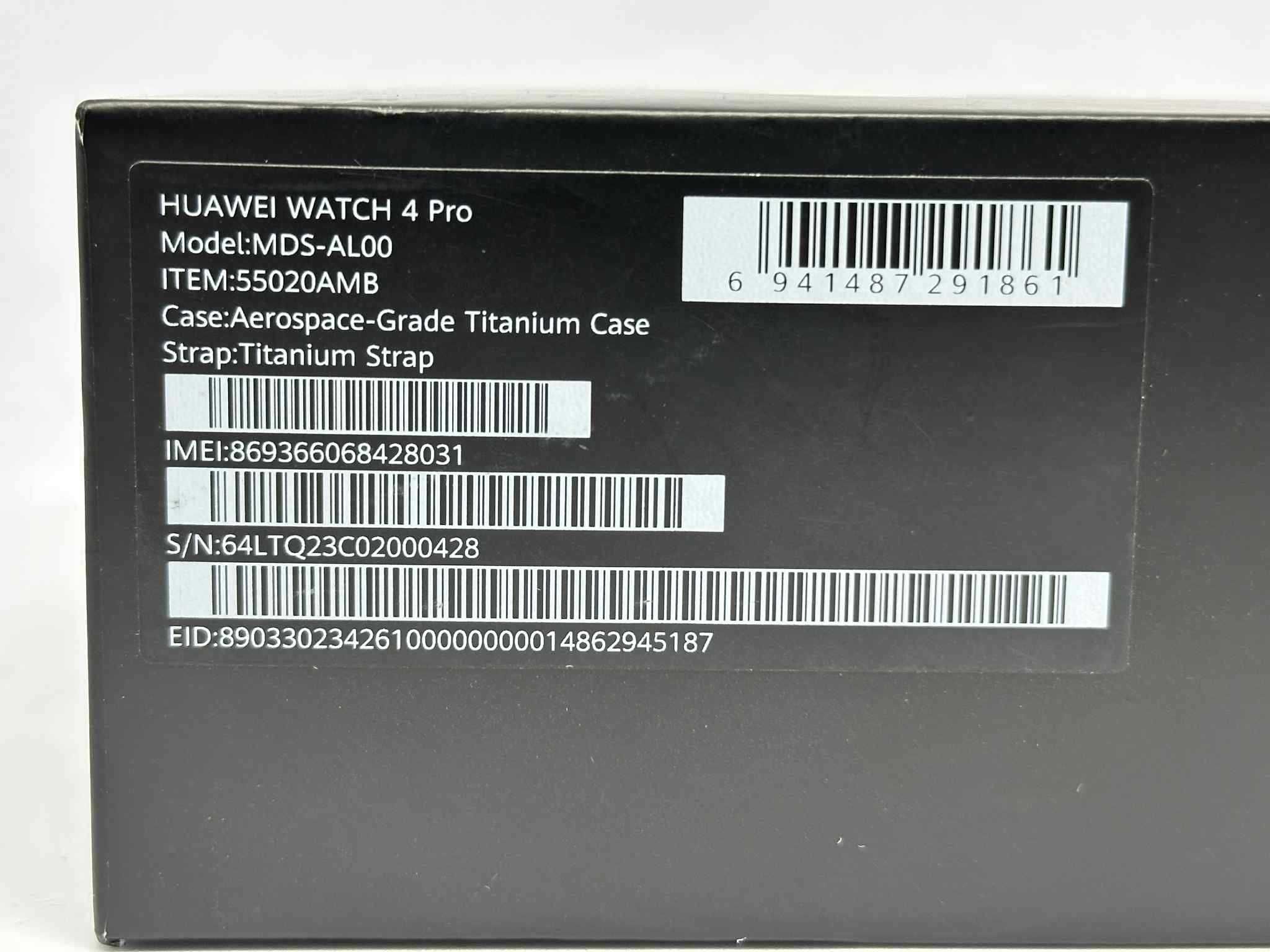 Смарт часовник Huawei Watch 4 Pro Titanium 48mm / Гаранция