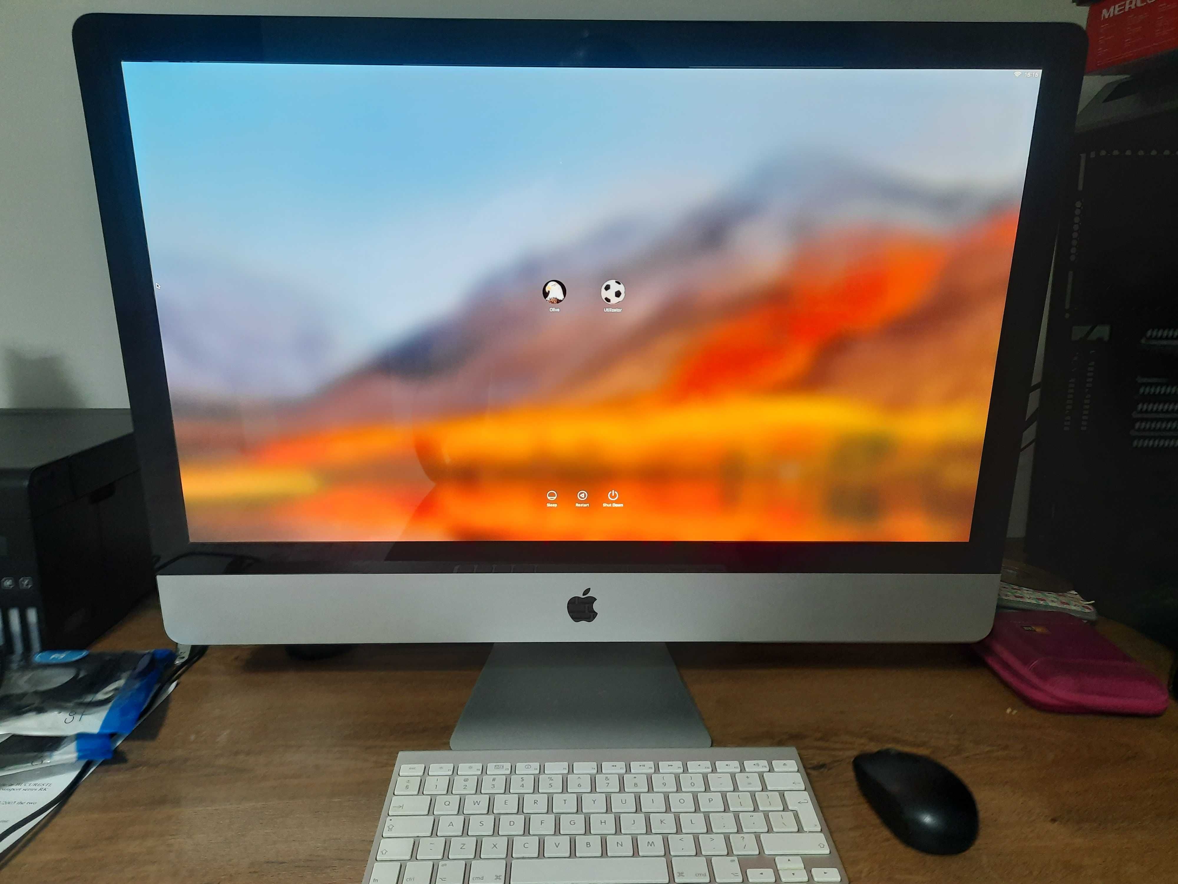 iMac 27 inch late 2009 Intel, 16 GB RAM, SSD, tastatură. Impecabil!