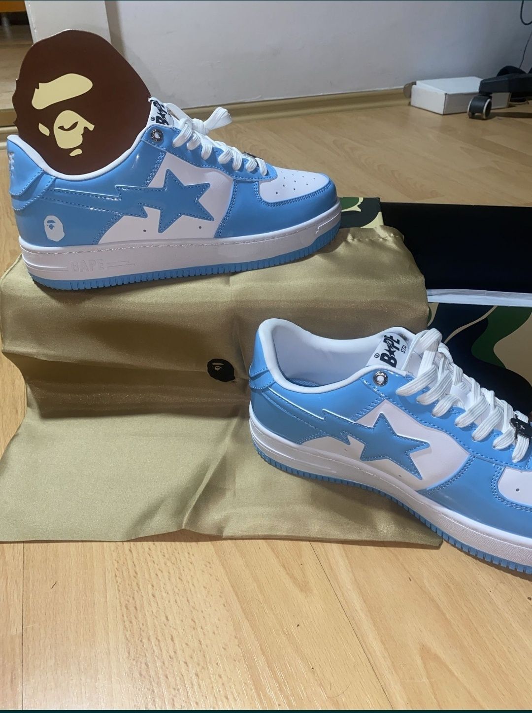 Adidași bape blue