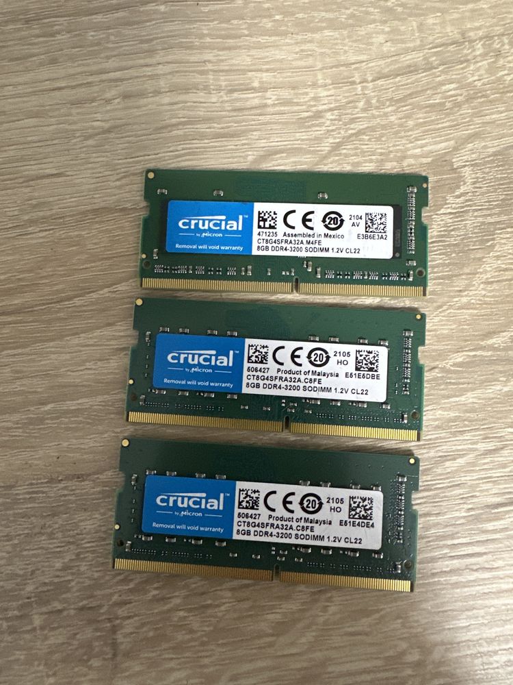 Memorii 8 Gb DDR4 Sodimm ( laptop )