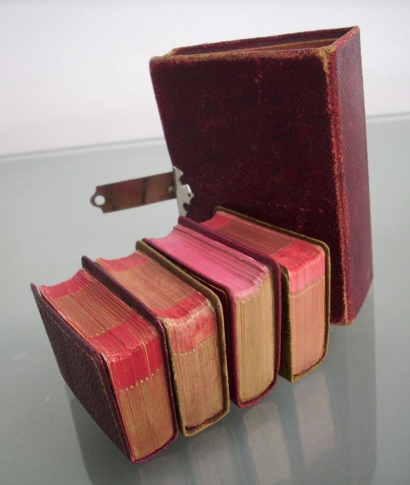 Комплект миниатюрни книги Liliput-Bibliothek