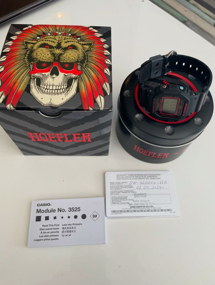 Часовник Casio G-Shock DW-5600KH-1ER limited edition.