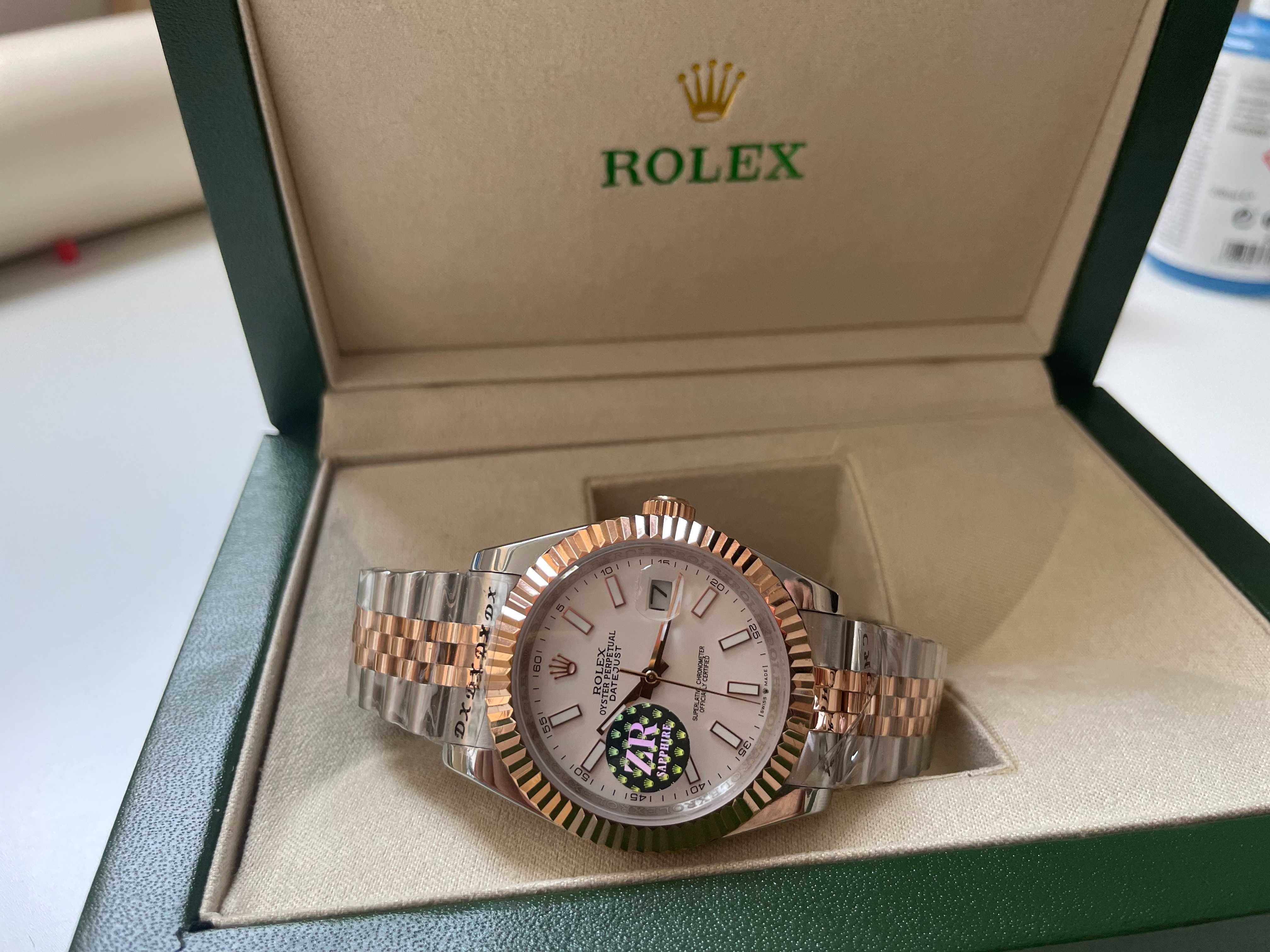 Rolex Datejust 36-41 White Dial Two Tone Jubilee Bracelet! Poze reale!