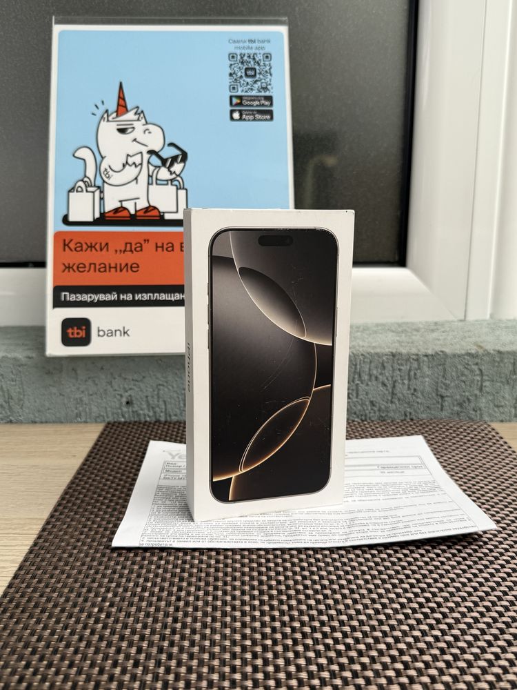 НОВ!36М ГАР 512Gb *ЛИЗИНГ* iPhone 16 Pro Max Natural Desert Black Tita